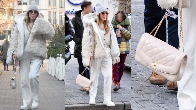 Ewa Chodakowska wsiada do auta za ponad milion uzbrojona w torebkę Chanel