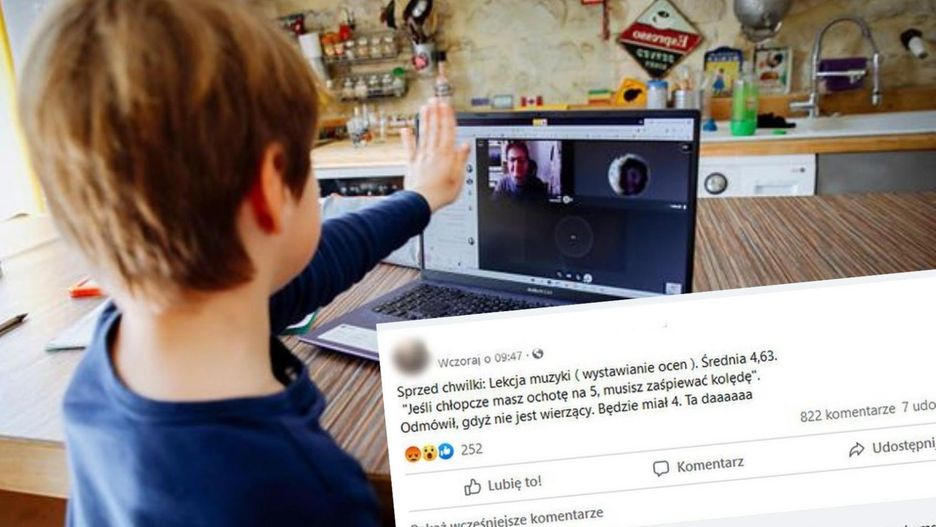 Chłopiec odmówił publicznego śpiewania