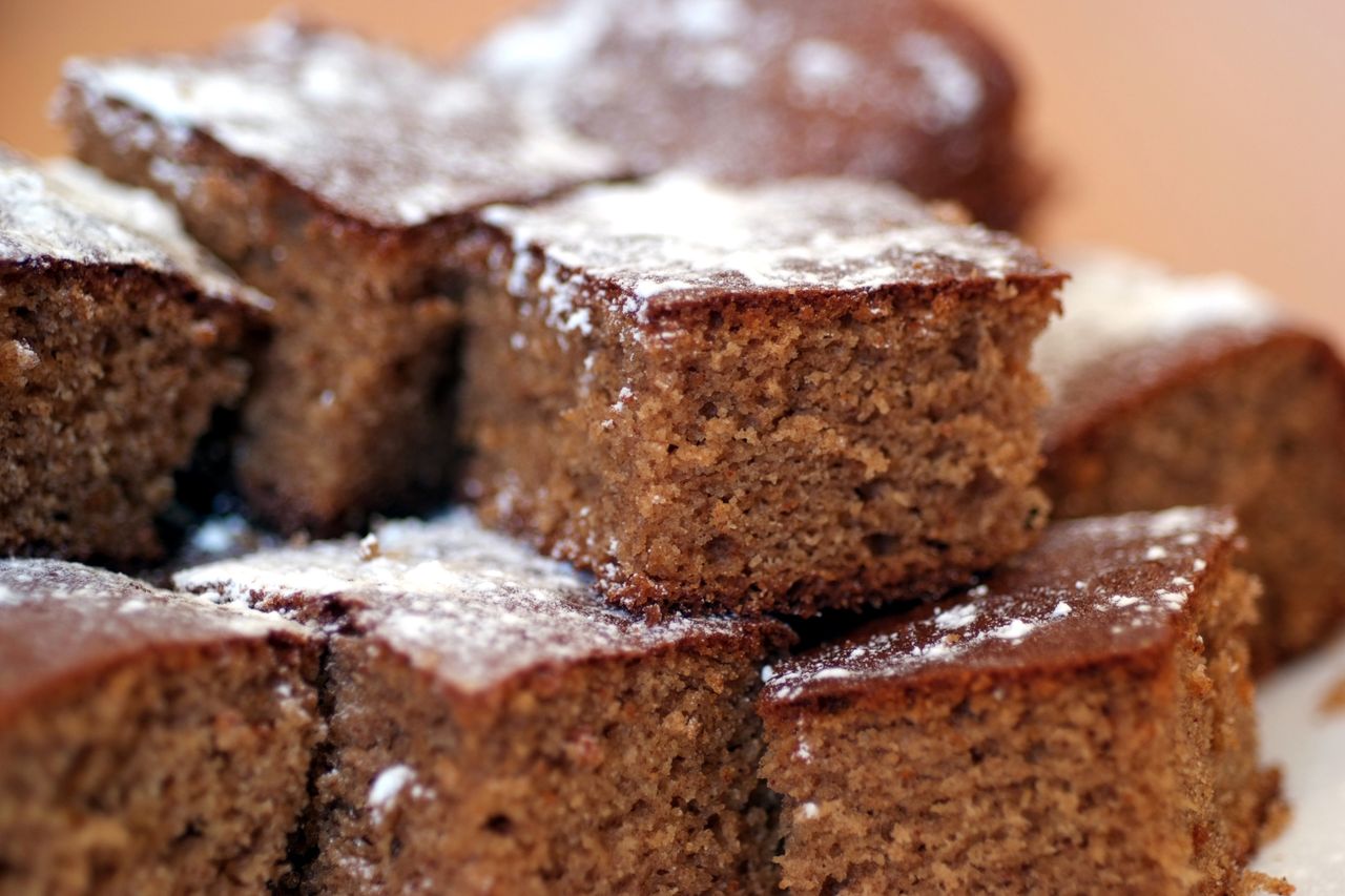 Gingerbread spice cake can be enjoyed throughout the winter.