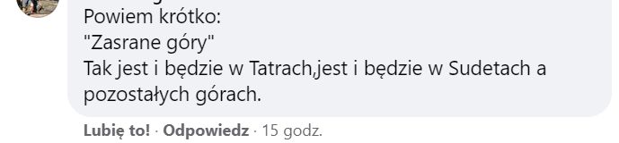 Śmieci w górach