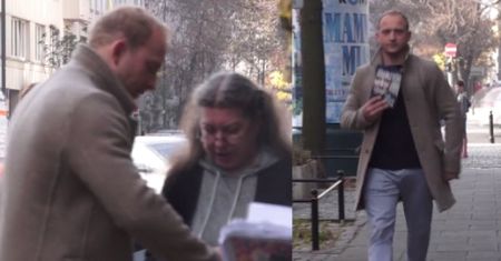 Borys Szyc rozdaje autografy