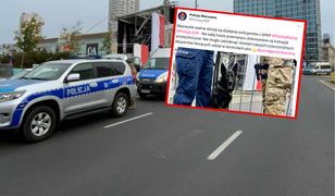 "Lustracje pirotechniczne" na trasie marszu. Komunikat stołecznej policji