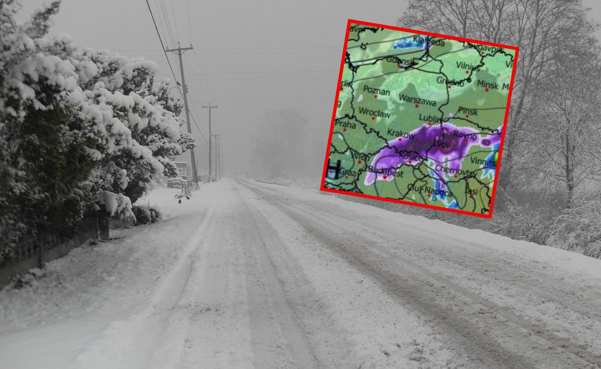 Wir polarny słabnie. Śnieg uderzy w Polskę już w weekend