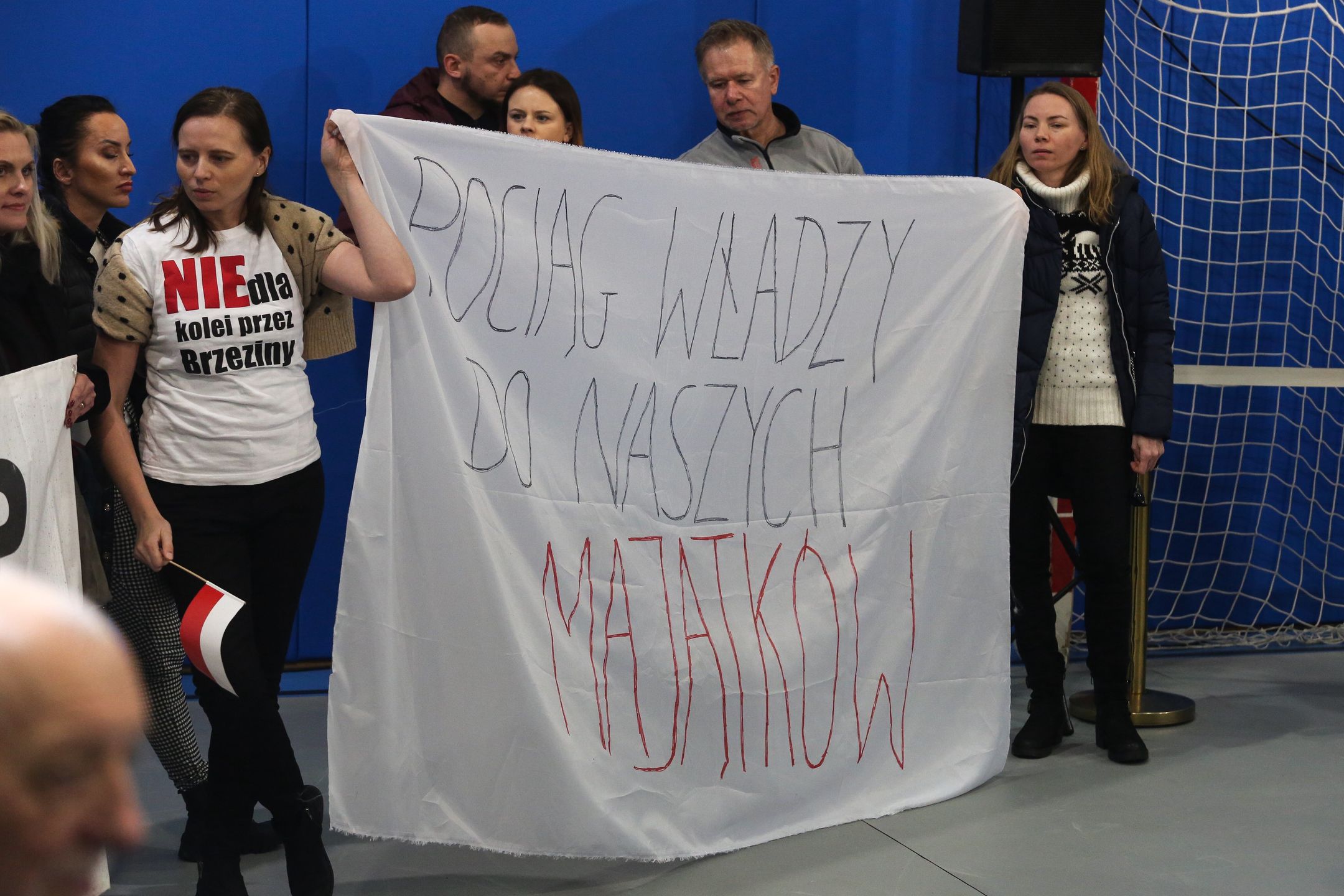 Protest podczas wizyty Andrzeja Dudy