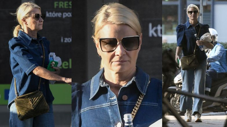 Małgorzata Kożuchowska "przyłapana" z luksusową torebką