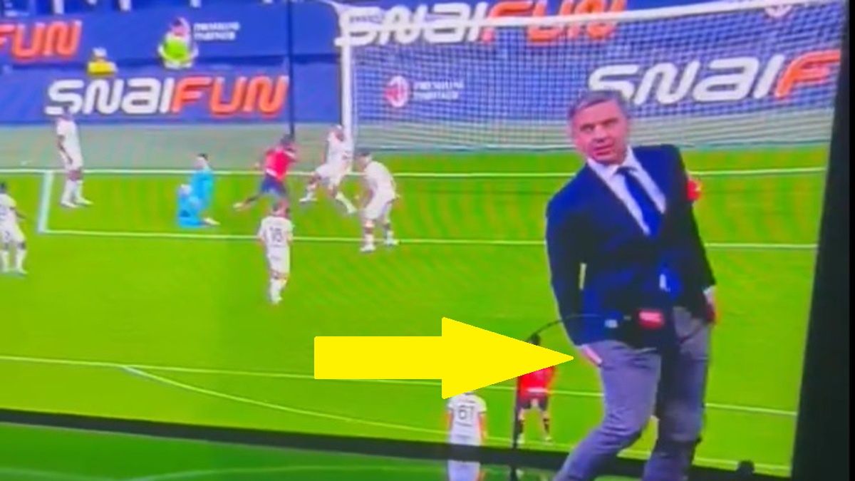Alessandro Costacurta złapał się za mięsień na wizji