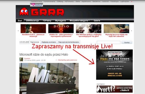 ESL na żywo dzisiaj na GRRR.pl 1