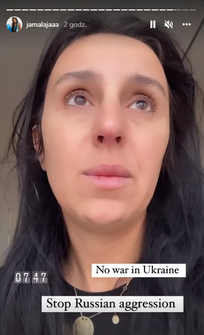 Jamala apeluje do obserwujących o wsparcie dla Ukrainy 