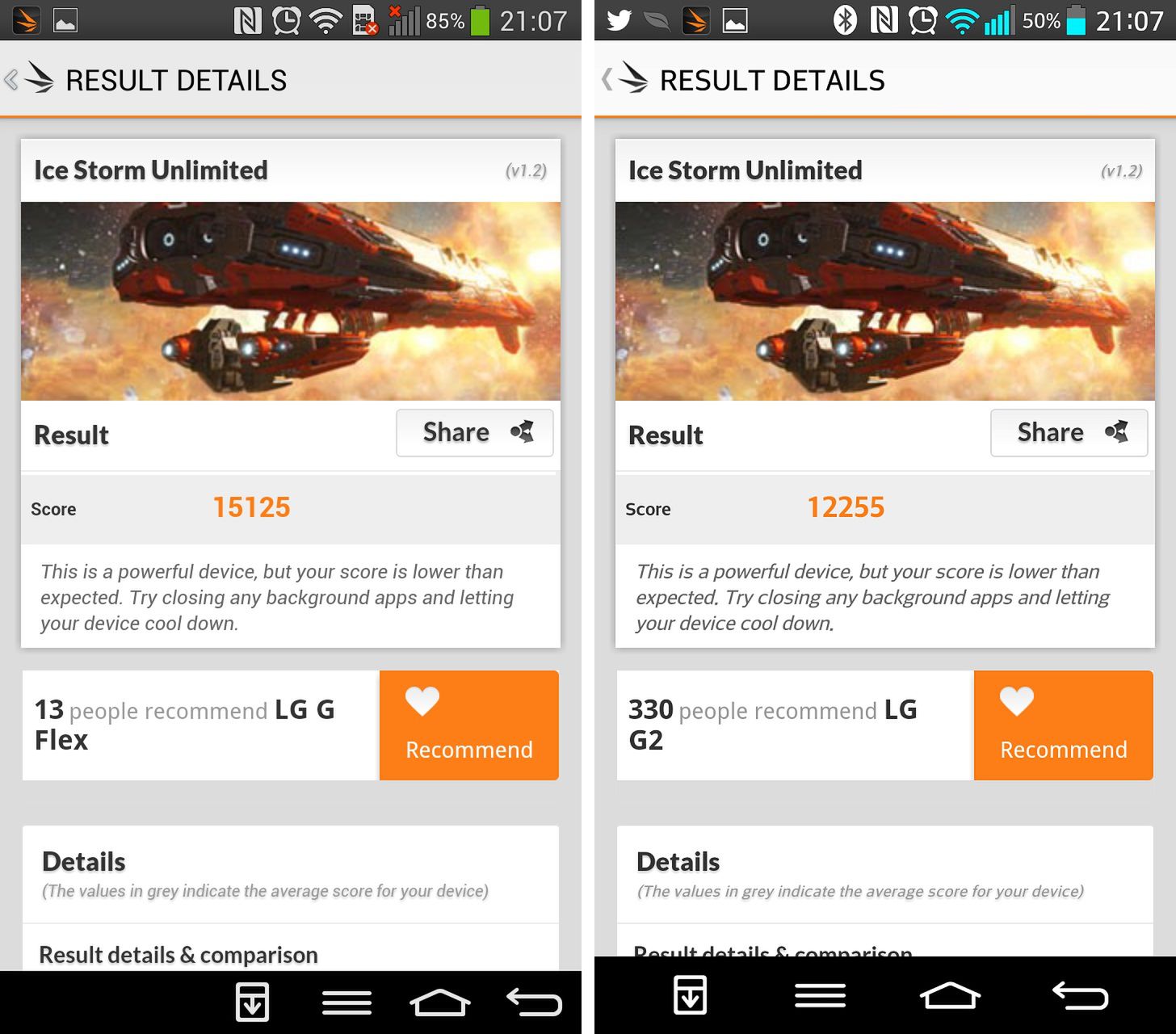 LG G Flex - test wydajności 4