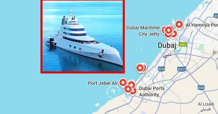 Super jacht oligarchy niszczeje w Dubaju. Jest wart 200 mln dolarów
