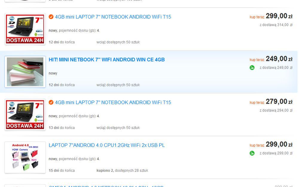 Laptopy z Androidem mają zalać rynek. Tylko czy ktoś będzie chciał je kupić? [ankieta] 2
