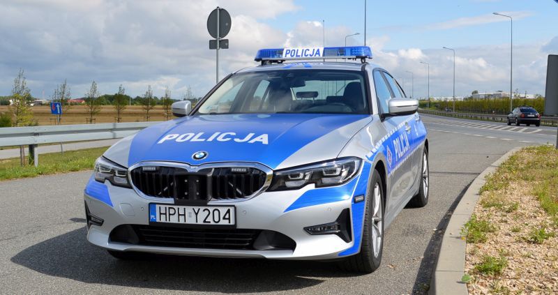 Zdarzenie z udziałem radiowozu