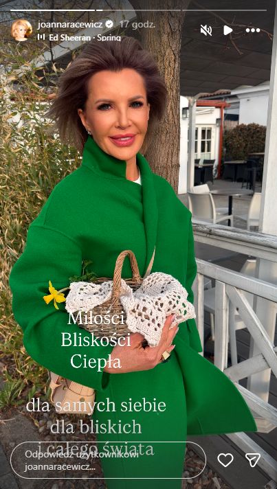 Joanna Racewicz składa życzenia