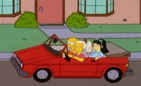 21 samochodów z "The Simpsons" i ich prawdziwe odpowiedniki 5