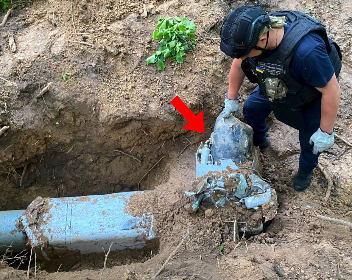 Rakieta Ch-69 znaleziona w Kijowie