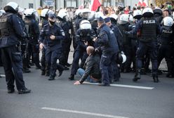 Protesty w Polsce. Szarpanina z policją na manifestacji w Łodzi. Będą zarzuty