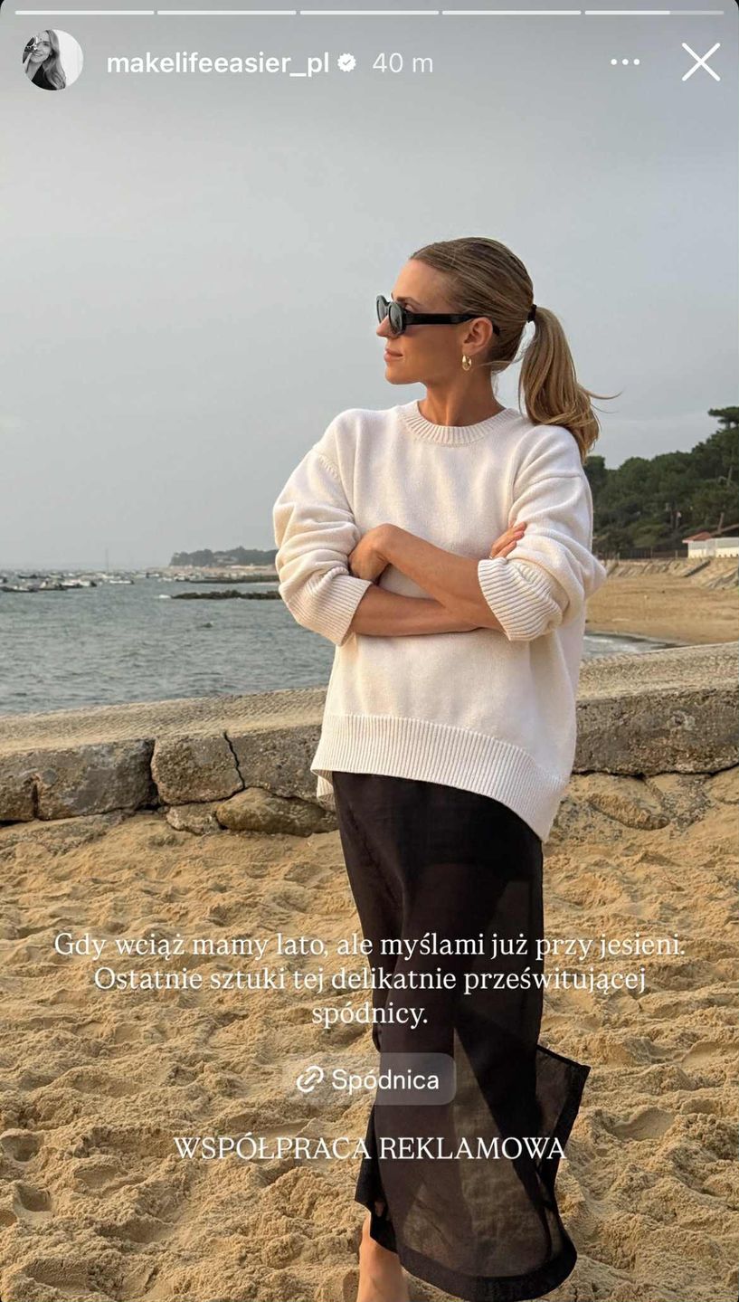 Kasia Tusk zapozowała na plaży 