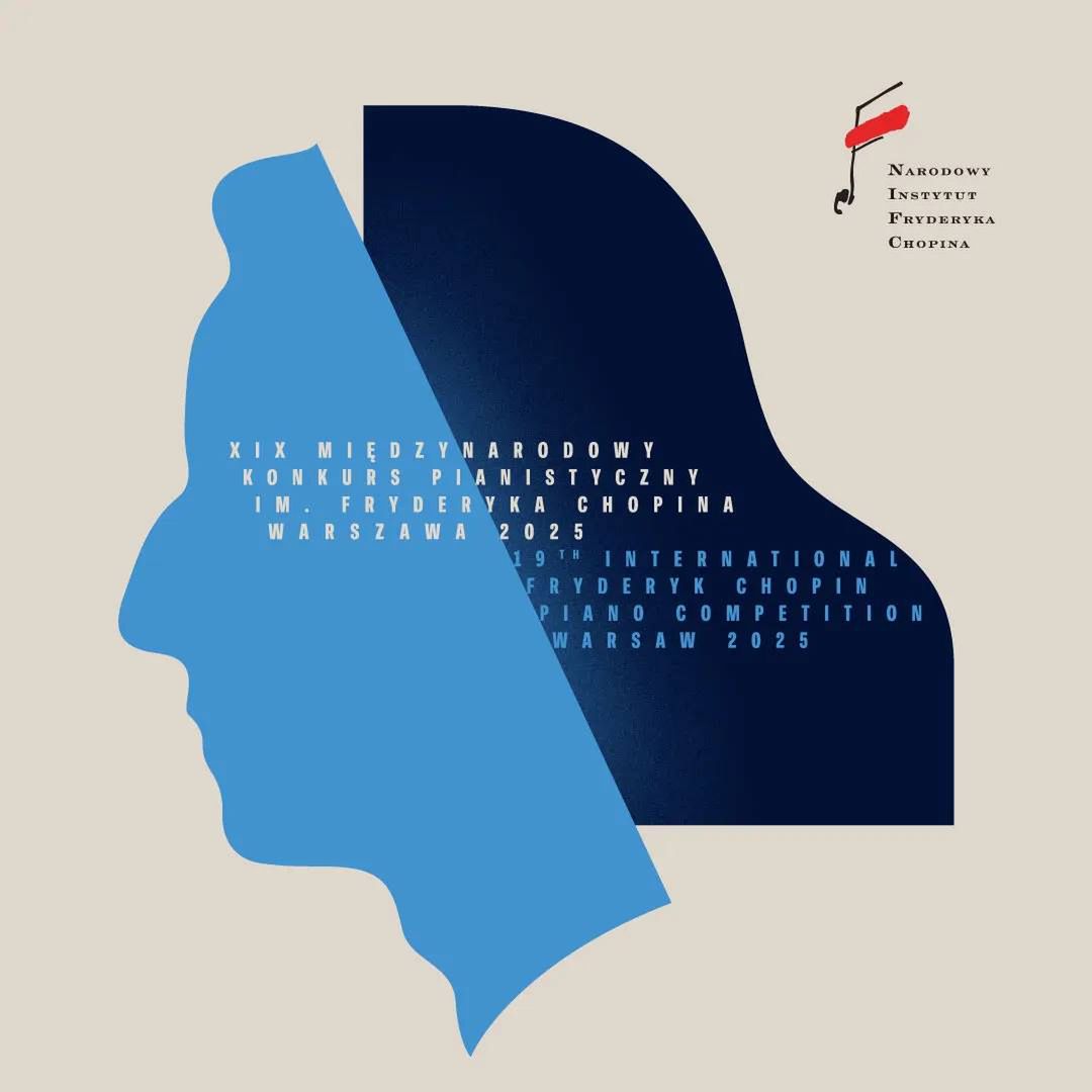 Plakat XIX Konkursu Chopinowskiego autorstwa Marcina Władyki © materiały prasowe