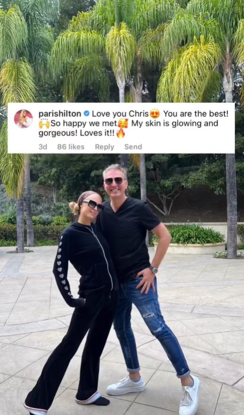 Paris Hilton i Krzysztof Gojdź