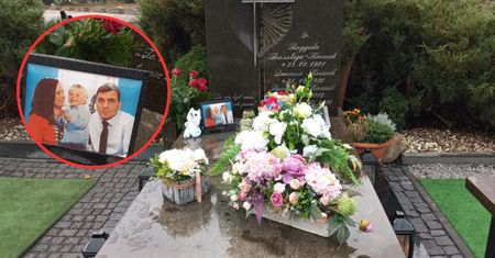 Dziennikarz TVN, żona i synek tragicznie zginęli. Oto co postawiono na grobie