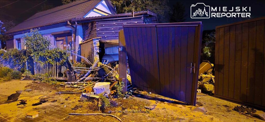 fot. Informacje na Gorąco Powiat Piaseczyński. Poważny wypadek pod Warszawą