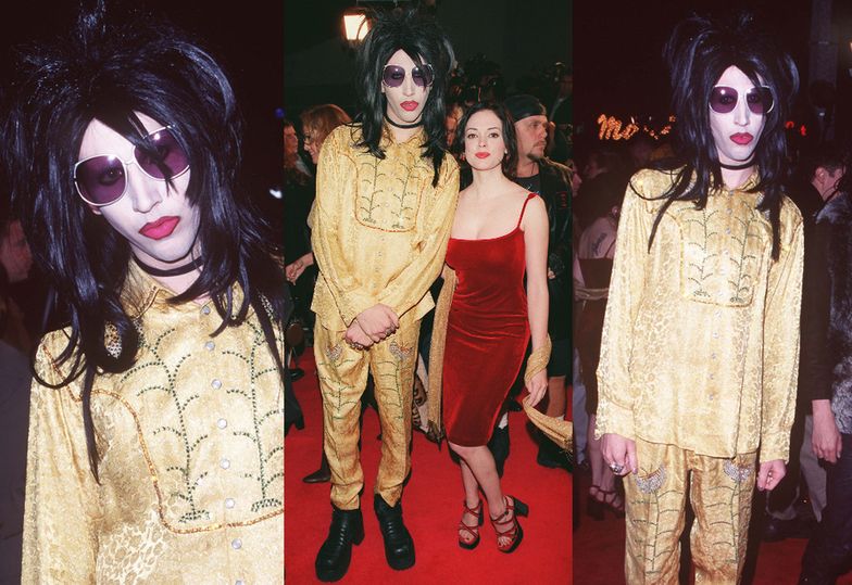 Marilyn Manson i Rose McGowan w 1997 roku
