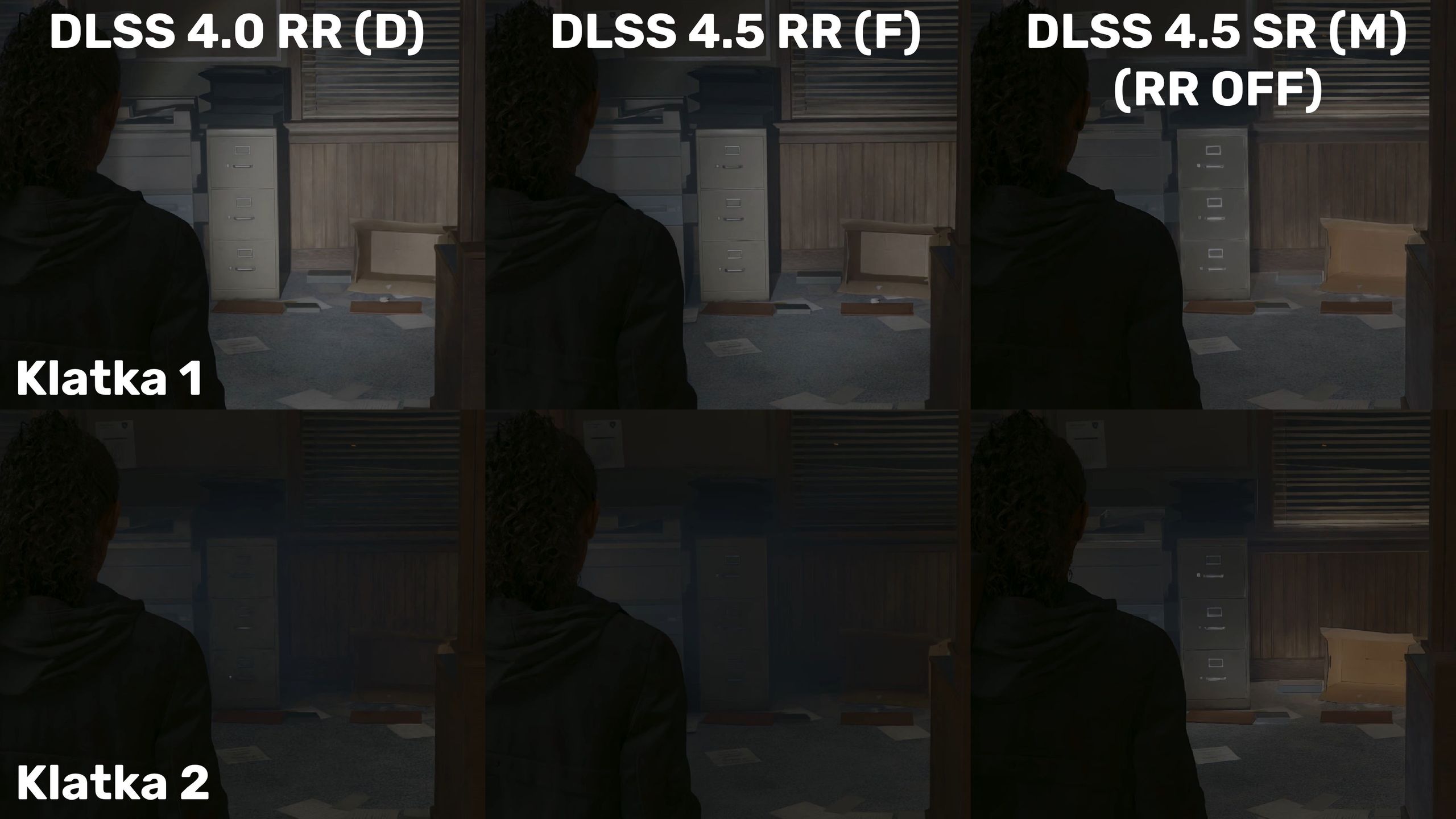 NVIDIA DLSS Ray Reconstruction - 4.0 vs 4.5 - szybkość światła