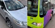 Zdarzenie drogowe w Ełku. Pasażerka autobusu trafiła do szpitala