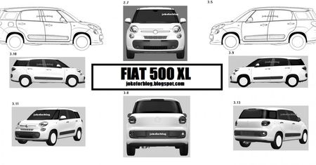 Wyciekły pierwsze szkice Fiata 500XL? [aktualizacja]