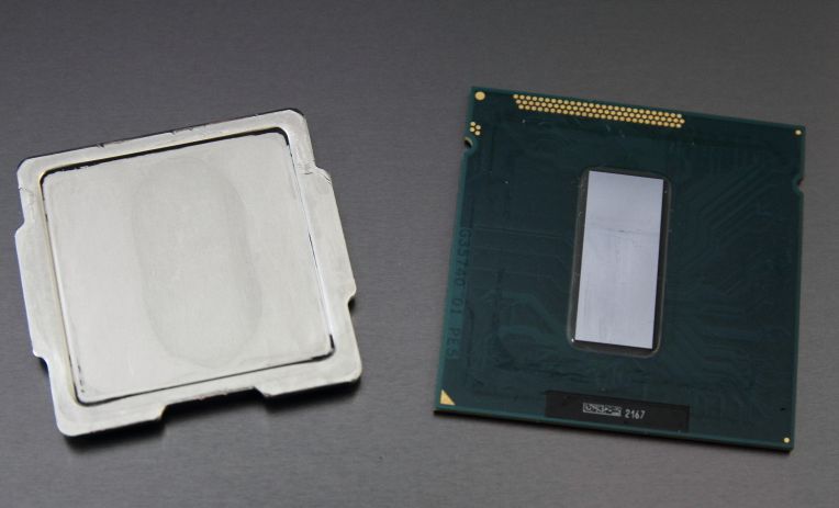 Czy Intel wciska kit (między procesor i heatspreader)? 2