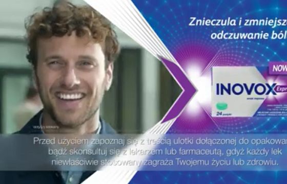 Inovox Express reklamowany jako „express na ból gardła” (wideo)