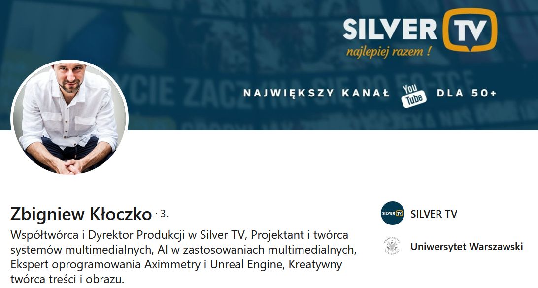 Profil Zbigniewa Kłoczki na LinkedIn