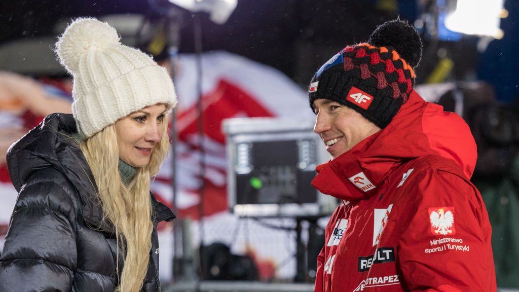 Na zdjęciu: Ewa Bilan-Stoch i Kamil Stoch