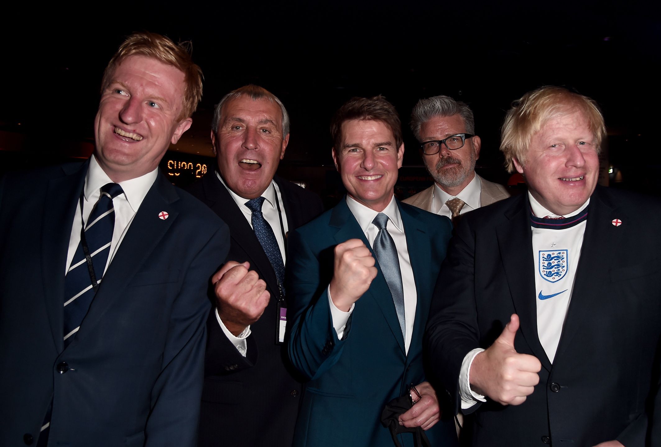 Tom Cruise na Wembley podczas finału Euro 2020