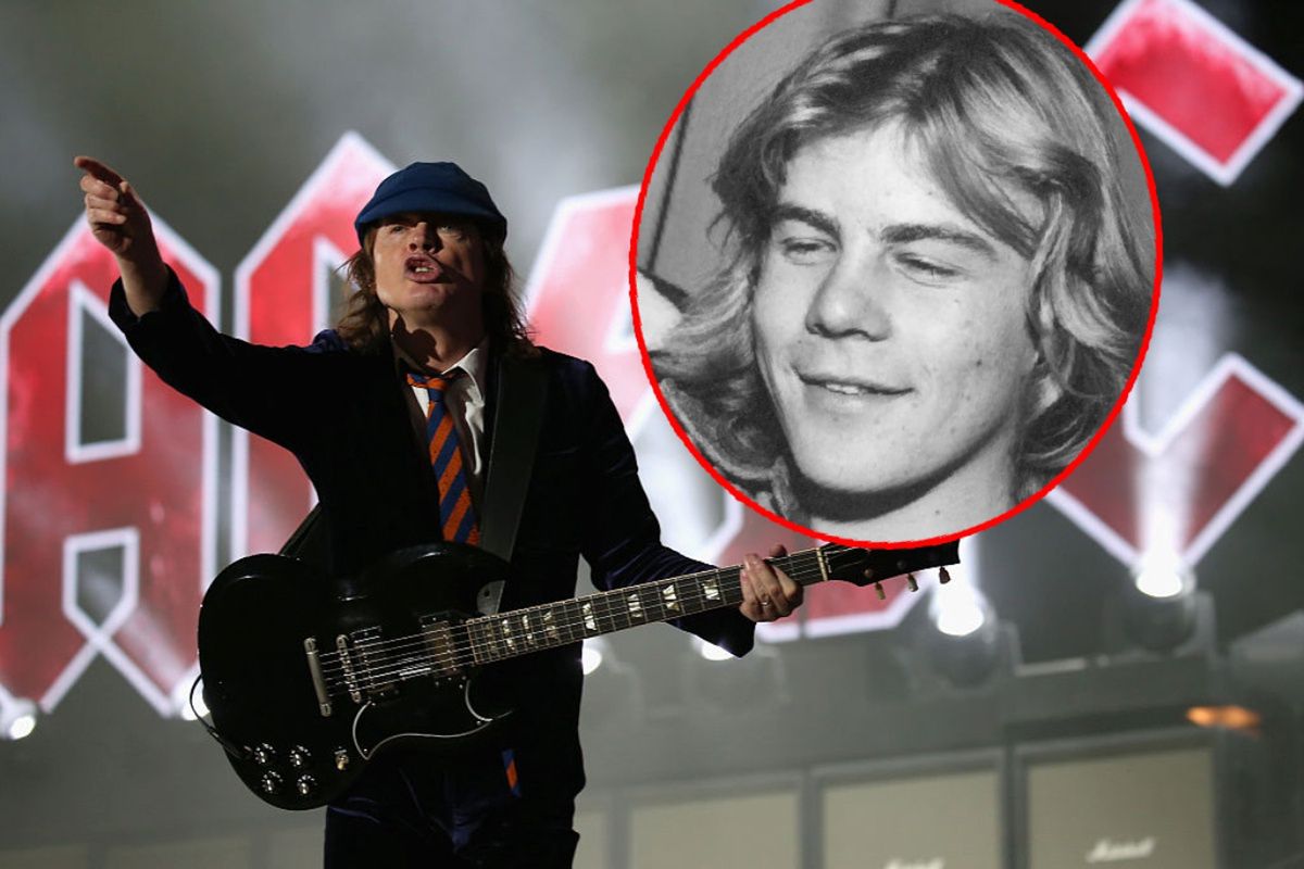 Na zdjęciu Angus Young i Paul Matters, który w 1976 roku zastąpił basistę Larry'ego Van Kriedta