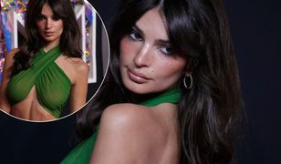 Emily Ratajkowski odsłoniła brzuch. Ale nie tylko! Tak ubrana pokazała się na rozdaniu nagród MTV