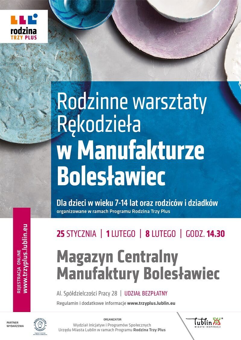 Zaproszenie na warsztaty z porcelaną