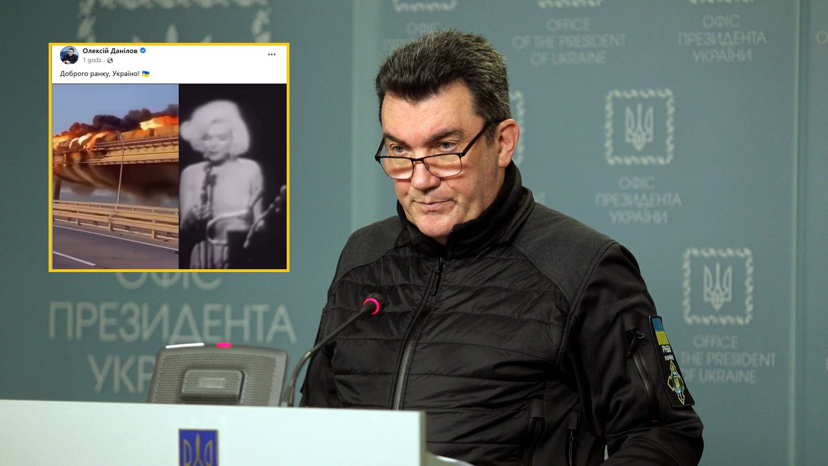 Daniłow udostępnił fragment słynnej piosenki "Happy Birthday, Mr President" w wykonaniu Merilyn Monroe 