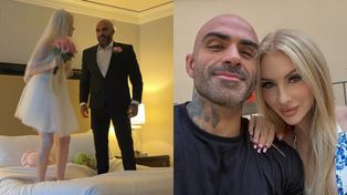 Akop Szostak pokazał filmik z hotelowego pokoju nagrany tuż po SZYBKIM ŚLUBIE w Las Vegas. Fajnie się bawił z nową żoną?