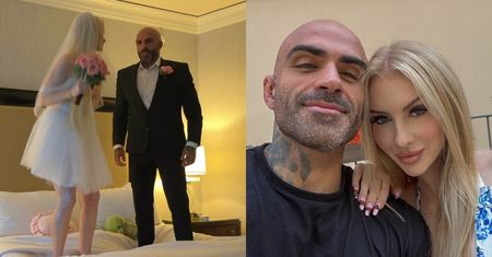 Akop Szostak pokazał filmik z hotelowego pokoju nagrany tuż po SZYBKIM ŚLUBIE w Las Vegas. Fajnie się bawił z nową żoną?