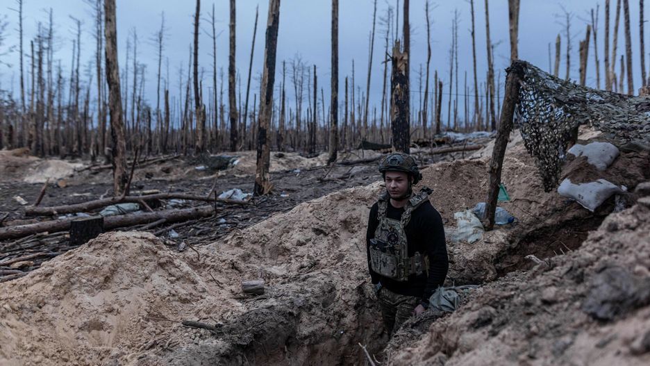 Okop w obwodzie donieckim