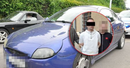 Porzucił auto na środku skrzyżowania i boso poszedł na pobliska stację paliw. Tam ukradł benzynę do wiaderka na wodę do szyb