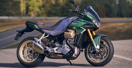 Moto Guzzi V100 Mandello to pierwszy motocykl na świecie z aktywną aerodynamiką