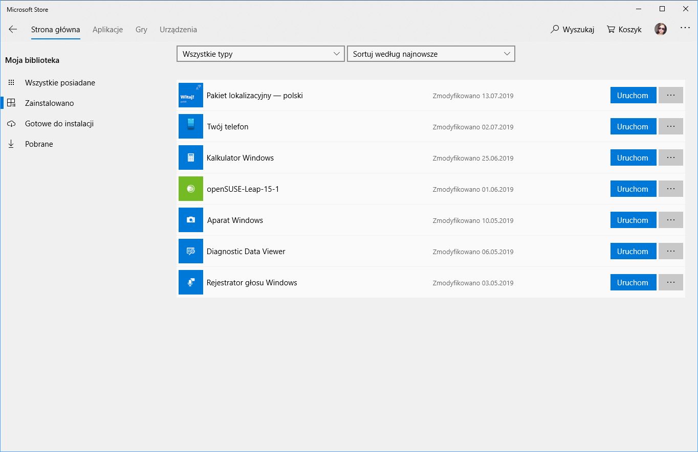 Łatwo dostrzec, że autor stroni od aplikacji UWP...