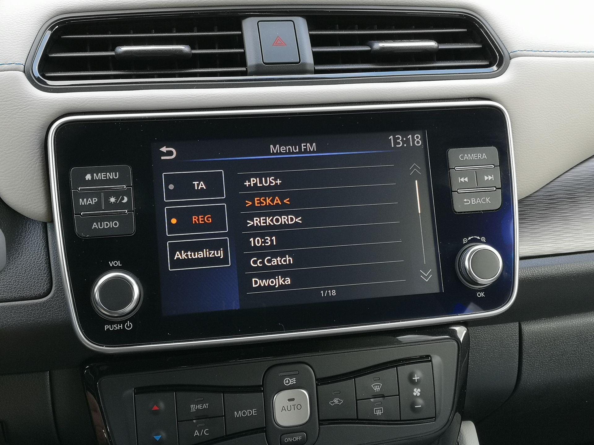 Nissan Leaf e+: Systemy wsparcia kierowcy, zarządzania energią oraz audio Bose 7