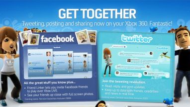 Facebook i Twitter wylądują na Xbox Live w listopadzie 1
