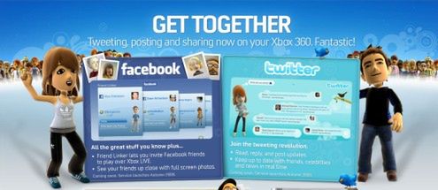 Facebook i Twitter wylądują na Xbox Live w listopadzie