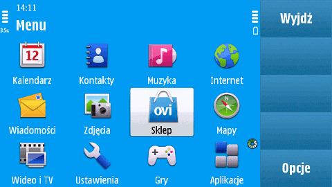 Sklep Ovi ? test z Nokią N97