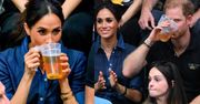 Książę Harry i Meghan Markle raczą się zimnym piwkiem na meczu siatkówki w Niemczech (ZDJĘCIA)