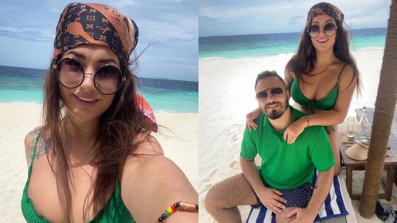 Marietta Witkowska w podróży poślubnej na Malediwach 